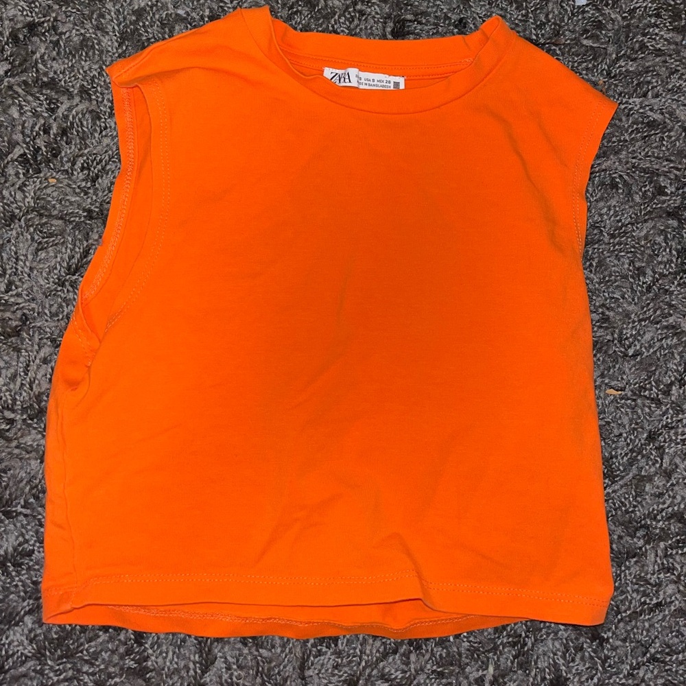 Zara orange top